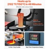 image:imageVEVOR Vacuum Investing Casting Machine 290W Power with 3 CFM Pump and Bell Jar Convenient Oil Injection Port Precision Pressure Gauge 11 x 11 in Workbench Casting Machine for Jewelry and MetalCasting Machine with Melting Furnace