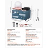 image:imageVEVOR Vacuum Investing Casting Machine 290W Power with 3 CFM Pump and Bell Jar Convenient Oil Injection Port Precision Pressure Gauge 11 x 11 in Workbench Casting Machine for Jewelry and MetalCasting Machine with Melting Furnace