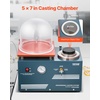image:imageVEVOR Vacuum Investing Casting Machine 290W Power with 3 CFM Pump and Bell Jar Convenient Oil Injection Port Precision Pressure Gauge 11 x 11 in Workbench Casting Machine for Jewelry and MetalCasting Machine
