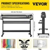 image:imageVEVOR Vinyl Cutter Machine 34 inches Bundle Manual Vinyl Plotter Cutter53 Inch
