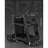 image:imageVEVOR Welding Cart 3Tier Welder Cart Heavy Duty 400 LBS Weight Capacity3Tier