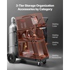 image:imageVEVOR Welding Cart 3Tier Welder Cart Heavy Duty 400 LBS Weight Capacity3Tier
