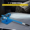 image:imageVEVOR YP9 Manual Bender 1  2 High Capacity Round Square Bar Metal Bender with 7 Bending Dies Metal Rod Bar Bender Bending Tool for Construction Site Auto RepairBlue