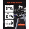 image:imageVEVOR YP9 Manual Bender 1  2 High Capacity Round Square Bar Metal Bender with 7 Bending Dies Metal Rod Bar Bender Bending Tool for Construction Site Auto RepairGraphite Gray