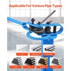 image:imageVevor YP 38 Pedestal Floor Compact Bender 7 Dies Versatile Compact Metal Tubing Bender 44 Mount Powdercoat Telescoping Handle Maximum 58 Thick 11516 Width  Amazoncom7 Round and 7 Square Tubes