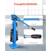 image:imageVevor YP 38 Pedestal Floor Compact Bender 7 Dies Versatile Compact Metal Tubing Bender 44 Mount Powdercoat Telescoping Handle Maximum 58 Thick 11516 Width  Amazoncom7 Round and 7 Square Tubes