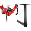 image:imageMophorn Screw Bench Chain Vise 18 to 5Inch Pipe Capacity Heavy Duty Bench Chain Pipe Vise with Crank Handle NeopreneCoated Jaw Cast Iron Material Ideal for a Variety of Pipes18  5 Hitch Mount