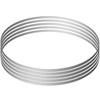 image:imageVEVOR Band Saw Blade 65x06x002 inch 5 PCSPack Meat Bandsaw Blades for Replacement 65Mn Carbon Steel Blade 3 TPI Meat Cutting Blade Wrapped by RustProof Paper for Commercial Bone Saw Machines