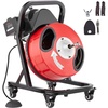 image:imageVEVOR Drain Cleaner Machine 100 FT x 12 Inch with Adjustable Drum Angle50 FT x 12 Manual Feed