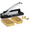 image:imageVEVOR Heavy Duty Ferrule Hose Crimper Standard Bench Hose Crimping Tool with 100pcs Ferrules 0593 amp 0625 ID 044063 Crimping Range for PVC Rubber amp Air Hoses Torch Hoses Repair Kit5 Dies Crimper w 100 Ferrules