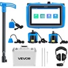 image:imageVEVOR Pipe Water Leak Detector for Outdoors 1Hz10000Hz 7 Touchscreen Water Leakage Detection Locator for 164FT 5m Underground Plumbing  with Medium Sensor 3 Listening Rods Headphone amp Case164164FT 055m