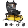 image:imageVEVOR Sewer Camera 165 ft50 m 9 Screen Pipeline Inspection Camera with DVR Function Waterproof IP68 Camera w12 Adjustable LEDs wa 16 GB SD Card for Sewer Line Home Duct Drain Pipe Plumbing300ft915m