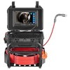 image:imageVEVOR Sewer Camera 98 ft30m SelfLeveling Drain Camera with 512Hz Transmitter Distance Counter 9 Screen 1080P HD Snake Plumbing Detector with Light12 LED amp 32GB Card for Duct Pipe98ft30m