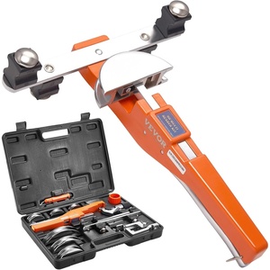image:imageVEVOR Copper Pipe Bender 7 Colorful Dies 1478 inch 90 Degrees Forward and Reverse Bending 622 mm for Copper amp Aluminum Tubes with Reverse Bend AttachmentOrange