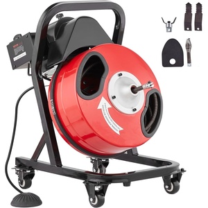 image:imageVEVOR Drain Cleaner Machine 100 FT x 12 Inch with Adjustable Drum Angle50 FT x 12 Manual Feed