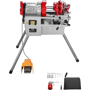 image:imageVEVOR Electric Pipe Threader Machine 750W 28RPM Threading Cutting Machine 12 to 2 inch Pipes Threading Cutter Tool with Foot Pedal for Plumbing Automotive Repairs Metalworking12  2