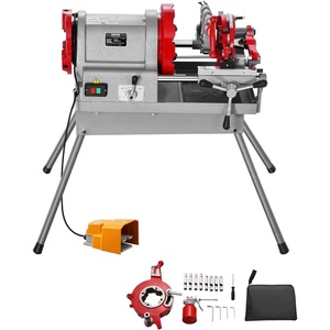 image:imageVEVOR Electric Pipe Threader Machine 750W 28RPM Threading Cutting Machine 12 to 2 inch Pipes Threading Cutter Tool with Foot Pedal for Plumbing Automotive Repairs Metalworking12  4