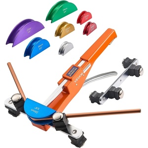image:imageVEVOR Tubing Bender Kit 14 to 78 Inch Compact Ratcheting Tube Pipe Bender Ratchet Hand Bending Tool with 7 Aluminium Alloy Dies HVAC Tools for Copper Aluminum HVAC Refrigeration MaintenanceMulticolor