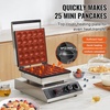 image:imageHappyBuy Mini Dutch Pancake Maker  25PCS 43mm 1700W NonStick Stainless Steel Temp amp Time Control Ideal for Home Kitchen Restaurant