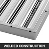 image:imageVBENLEM Pack of 6 Hood Filters 1949L x 1555W 430 Stainless Steel 5 Grooves Commercial Hood Filters Range Hood Filter for Grease Rated Commercial Kitchen Exhaust Hoods195W x 155H Inch
