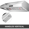 image:imageVBENLEM Pack of 6 Hood Filters 1949L x 1555W 430 Stainless Steel 5 Grooves Commercial Hood Filters Range Hood Filter for Grease Rated Commercial Kitchen Exhaust Hoods195W x 195H Inch