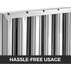 image:imageVBENLEM Pack of 6 Hood Filters 1949L x 1555W 430 Stainless Steel 5 Grooves Commercial Hood Filters Range Hood Filter for Grease Rated Commercial Kitchen Exhaust Hoods195W x 155H Inch