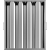 image:imageVBENLEM Pack of 6 Hood Filters 1949L x 1555W 430 Stainless Steel 5 Grooves Commercial Hood Filters Range Hood Filter for Grease Rated Commercial Kitchen Exhaust Hoods195W x 245H Inch