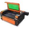 image:imageVEVOR 100W CO2 Laser Engraver 24 x 35 in 197 IPS Laser Cutter Machine with 2Way Pass Air Assist Compatible with LightBurn CorelDRAW AutoCAD Windows Mac OS Linux for Wood Acrylic Fabric More