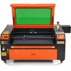 image:imageVEVOR 100W CO2 Laser Engraver 24 x 35 in 197 IPS Laser Cutter Machine with 2Way Pass Air Assist Compatible with LightBurn CorelDRAW AutoCAD Windows Mac OS Linux for Wood Acrylic Fabric More