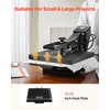 image:imageVEVOR 11 in 1 Heat Press 12 x 15 Inch Multifunctional Clamshell Printer Digital DualTube Heat Press Transfer Machine Swing Away Sublimation Machine for TShirt Hat Cap Mug Plate Pen Shoes Black15x15Black