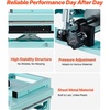 image:imageVEVOR 11 in 1 Heat Press 12 x 15 Inch Multifunctional Clamshell Printer Digital DualTube Heat Press Transfer Machine Swing Away Sublimation Machine for TShirt Hat Cap Mug Plate Pen Shoes Black15X15 5 in 1Green