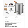 image:imageVEVOR 12KG Propane Melting Furnace Kit Large Capacity Foundry Home Blacksmithing Forge with Crucible amp Tongs Kiln Stainless Steel Smelter for Metal Scrap Recycle Gold Copper Silver Casting8KG