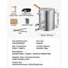 image:imageVEVOR 12KG Propane Melting Furnace Kit Large Capacity Foundry Home Blacksmithing Forge with Crucible amp Tongs Kiln Stainless Steel Smelter for Metal Scrap Recycle Gold Copper Silver Casting12KG