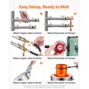 image:imageVEVOR 12KG Propane Melting Furnace Kit Large Capacity Foundry Home Blacksmithing Forge with Crucible amp Tongs Kiln Stainless Steel Smelter for Metal Scrap Recycle Gold Copper Silver Casting16 KG