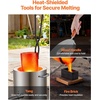image:imageVEVOR 12KG Propane Melting Furnace Kit Large Capacity Foundry Home Blacksmithing Forge with Crucible amp Tongs Kiln Stainless Steel Smelter for Metal Scrap Recycle Gold Copper Silver Casting8KG