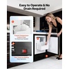image:imageVEVOR 15 W Under Counter Ice Maker 15 LBSDay Crescent Ice Maker Builtin with 11LBS Storage Bin amp Reversible Door Freestanding IceMaking Machine for Commercial Home Kitchens  No Drain Required