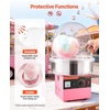 image:imageVEVOR 16 Inch Cotton Candy Machine Cover Transparent Acrylic Dome Bubble Shield Compatible with 15inch Commercial Cotton Candy Floss Maker Bowl for Party Shops Bottom Groove Design16 inch