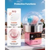 image:imageVEVOR 16 Inch Cotton Candy Machine Cover Transparent Acrylic Dome Bubble Shield Compatible with 15inch Commercial Cotton Candy Floss Maker Bowl for Party Shops Bottom Groove Design21 inch