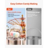 image:imageVEVOR 16 Inch Cotton Candy Machine Cover Transparent Acrylic Dome Bubble Shield Compatible with 15inch Commercial Cotton Candy Floss Maker Bowl for Party Shops Bottom Groove Design16 inch