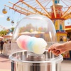 image:imageVEVOR 16 Inch Cotton Candy Machine Cover Transparent Acrylic Dome Bubble Shield Compatible with 15inch Commercial Cotton Candy Floss Maker Bowl for Party Shops Bottom Groove Design16 inch