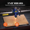 image:imageVEVOR 55W CO2 Laser Engraver 20 x 12 in Desktop CO2 Laser Engraver and Cutter Machine with 16MP Camera Water Pump Rotary Axis Compatible with LightBurn CorelDRAW RDWorks for Wood Acrylic GlassSpraypainted Iron
