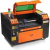image:imageVEVOR 55W CO2 Laser Engraver 20 x 12 in Desktop CO2 Laser Engraver and Cutter Machine with 16MP Camera Water Pump Rotary Axis Compatible with LightBurn CorelDRAW RDWorks for Wood Acrylic GlassSpraypainted Iron