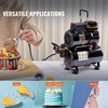 image:imageVEVOR Airbrush Kit Professional Airbrush Set with 15 HP Compressor amp 3 Airbrushes Airbrushing System Kit with MultiPurpose DualAction Gravity Feed Airbrushes Art Nail Cookie Tatto1 Airbrush  35L Tank