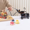image:imageVEVOR Airbrush Kit Professional Airbrush Set with 15 HP Compressor amp 3 Airbrushes Airbrushing System Kit with MultiPurpose DualAction Gravity Feed Airbrushes Art Nail Cookie Tatto3 Airbrushes Set