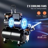 image:imageVEVOR Airbrush Kit Professional Airbrush Set with 15 HP Compressor amp 3 Airbrushes Airbrushing System Kit with MultiPurpose DualAction Gravity Feed Airbrushes Art Nail Cookie Tatto1 Airbrush  35L Tank
