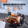 image:imageVEVOR Bench Buffer Polisher Bench Buffer Grinder Polishing amp Buffing Machine for MetalJewelryWoodJadePlasticSilver DIY with WoolAbrasive Fiber WheelGrinding Wheel100pcs Tools 3590RPMBlack