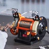 image:imageVEVOR Bench Buffer Polisher Bench Buffer Grinder Polishing amp Buffing Machine for MetalJewelryWoodJadePlasticSilver DIY with WoolAbrasive Fiber WheelGrinding Wheel100pcs Tools 3590RPMBlack