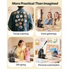 image:imageVEVOR Button Maker Machine 1125225 inch253258mm Pin Maker BuleBlack 3 in 1  300 pcs