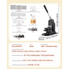 image:imageVEVOR Button Maker Machine 1125225 inch253258mm Pin Maker BuleBlack 3 in 1  300 pcs