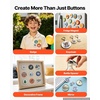 image:imageVEVOR Button Maker Machine 1125225 inch253258mm Pin Maker BulePink 3 in 1  100 pcs